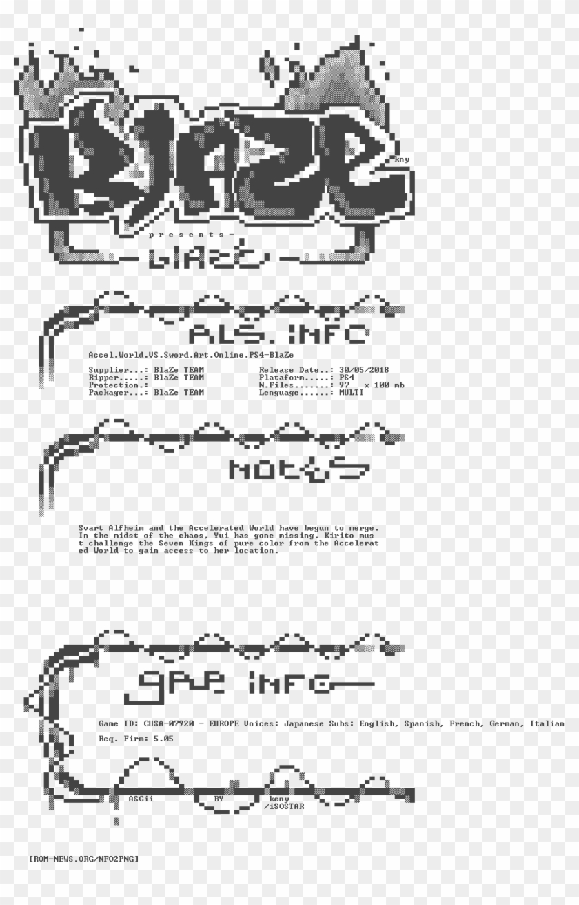 Sword - Art - Online - Ps4-blaze - - Playstation 4 Clipart