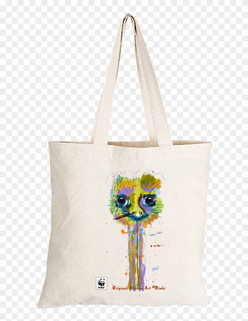 Tote Bag Ostrich Sassy Sally Tbn 018 002 - Tote Bag Clipart #5580000