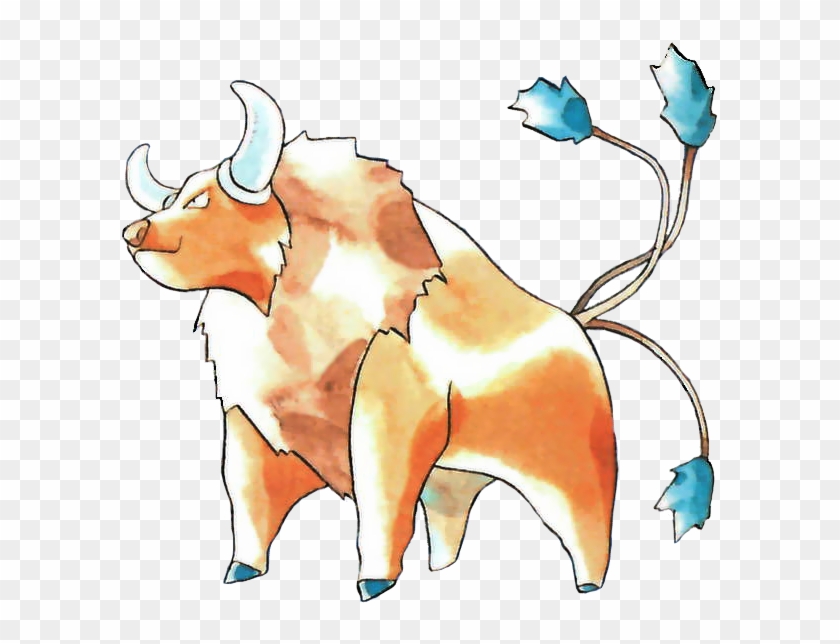 303kib, 600x564, 128tauros Rb - Pokemon Tauros Gen 1 Clipart #5581122