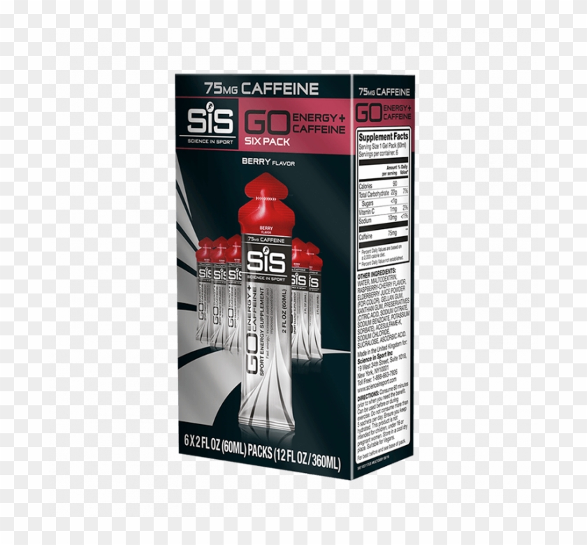 Go Energy Caffeine Gel 60ml 6 Pack - Caffeine Gel Over Clipart