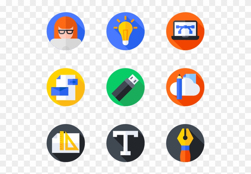 Graphic Designer - Flat Icon Clipart