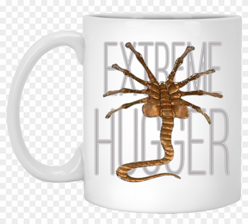 Facehugger Alien Hugs Extreme Hugger 11 Oz - Seagulls Stop It Now Mug Clipart