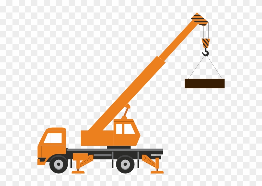 Crane Svg Clip Arts 600 X 516 Px - Construction Crane Clip Art - Png Download