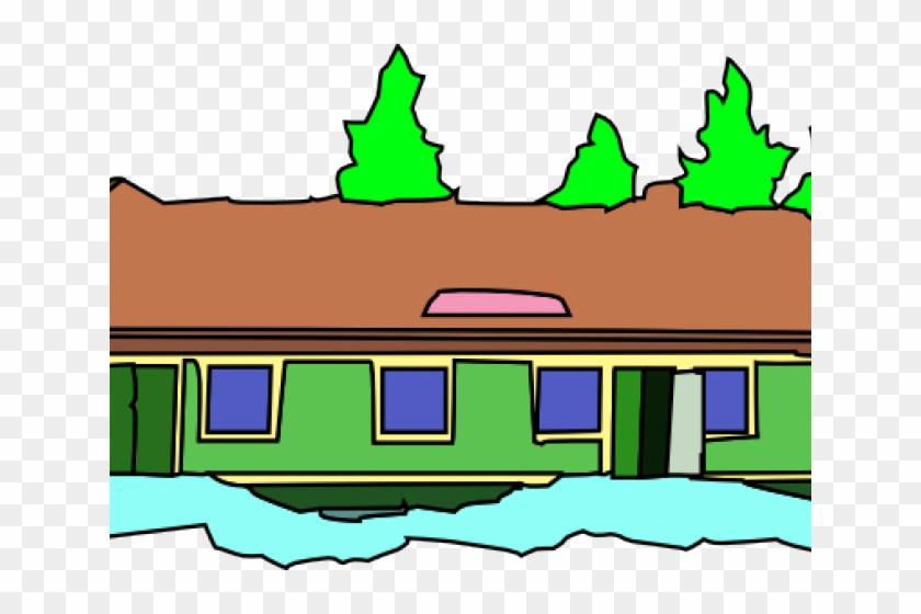 Construction Clipart Classroom - School Building Clip Art - Png Download #5582219