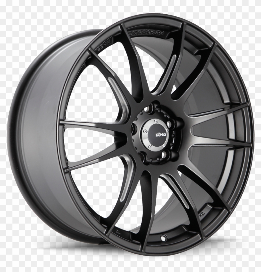 Matte Black W/ Ball Milled Accents - Konig Torch Clipart #5582377