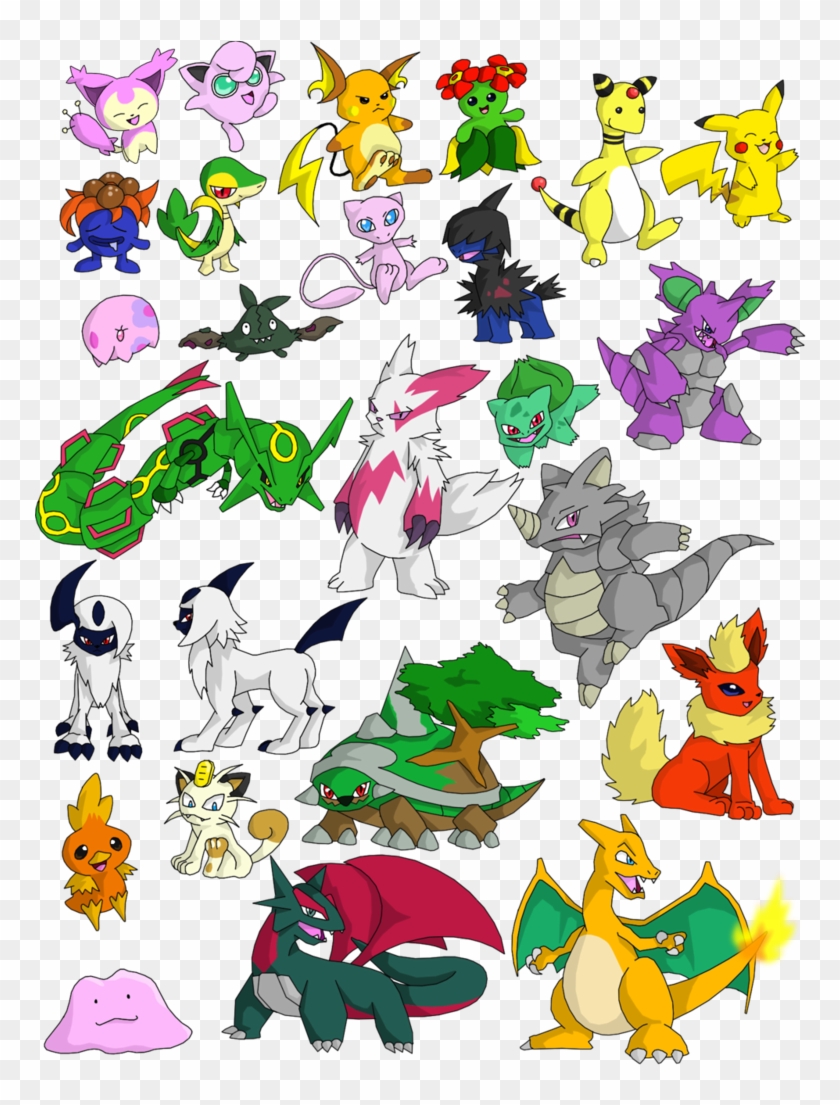 Lightning Clipart Pokemon - 25 Pokemons - Png Download