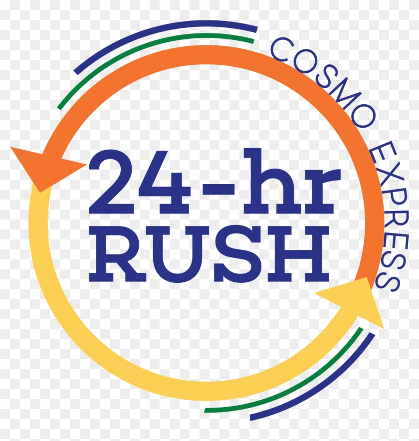 Cosmo Express 24 Hour Rush - Circle Clipart #5582384