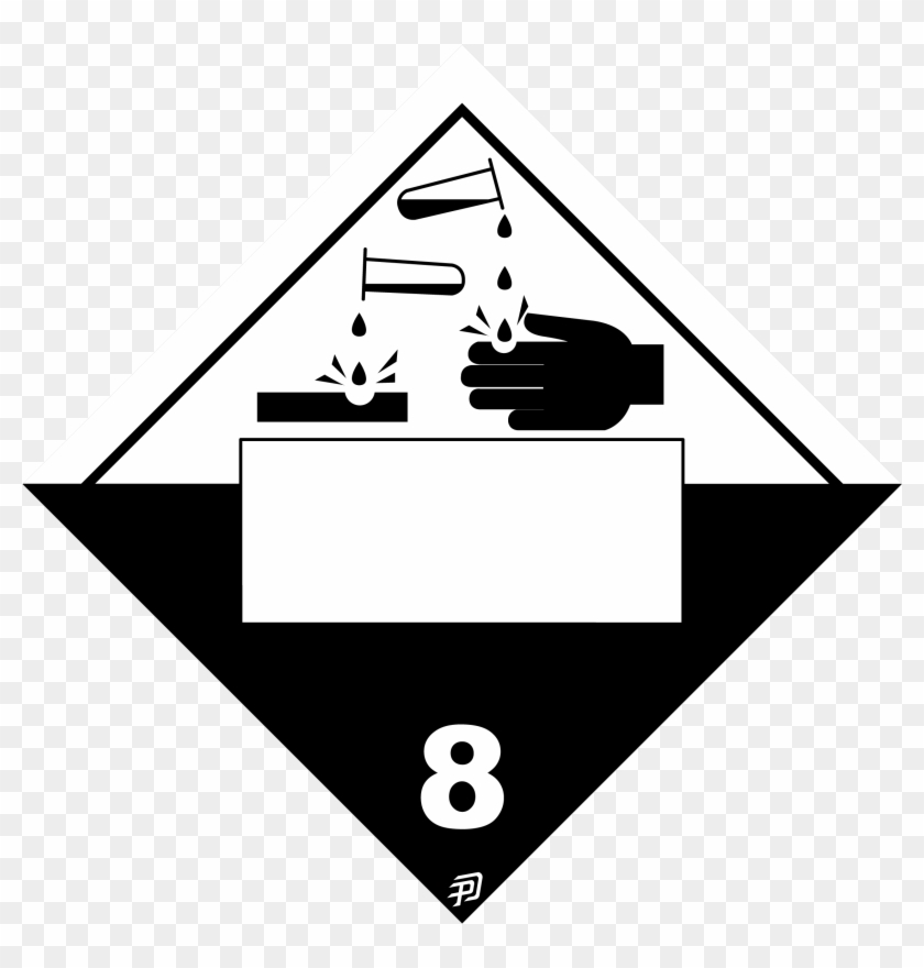 Corrosive 8 Png , Png Download - Rombo De Seguridad 8 Clipart #5582553