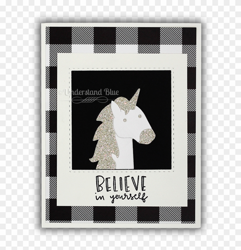 Picture Book Unicorn By Understand Blue - Picture Frame Clipart #5582562