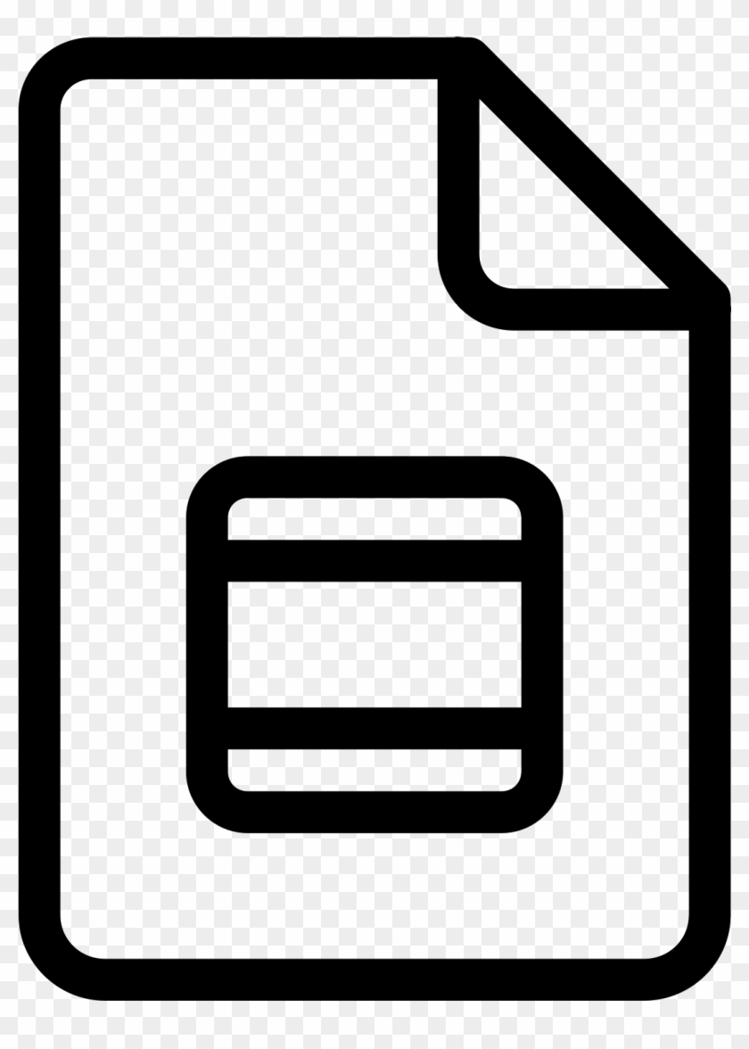 Google Slides Icon - Icon Clipart