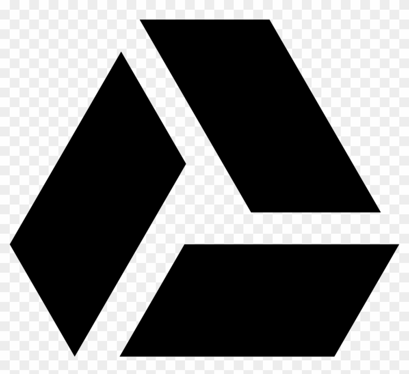 Download Png - Google Drive Logo White Clipart