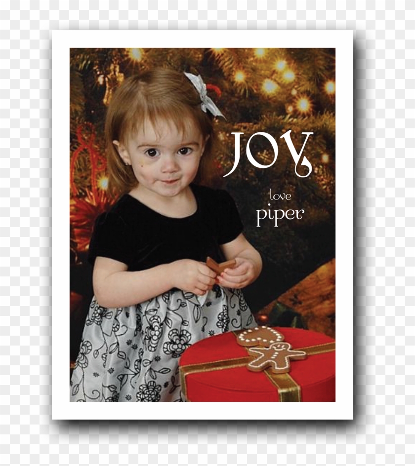 Joy Christmas Card - Picture Frame Clipart #5582743