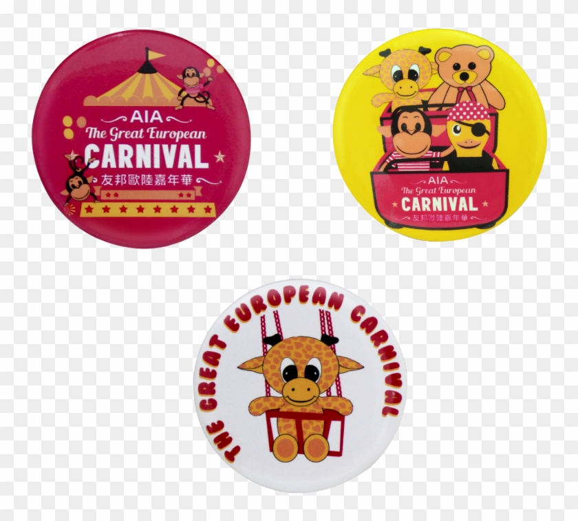 Button Badge Set - - Cartoon Clipart #5583192