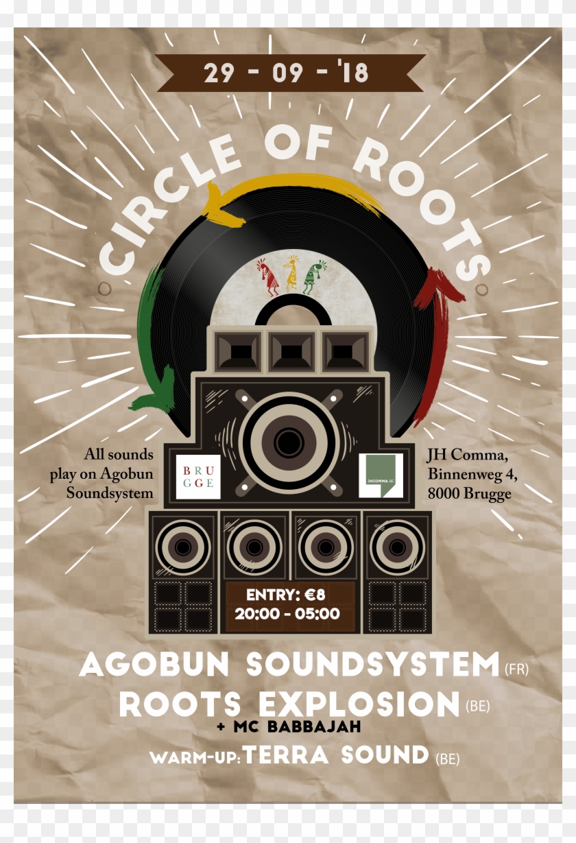 Circle Of Roots - Poster Clipart #5583292