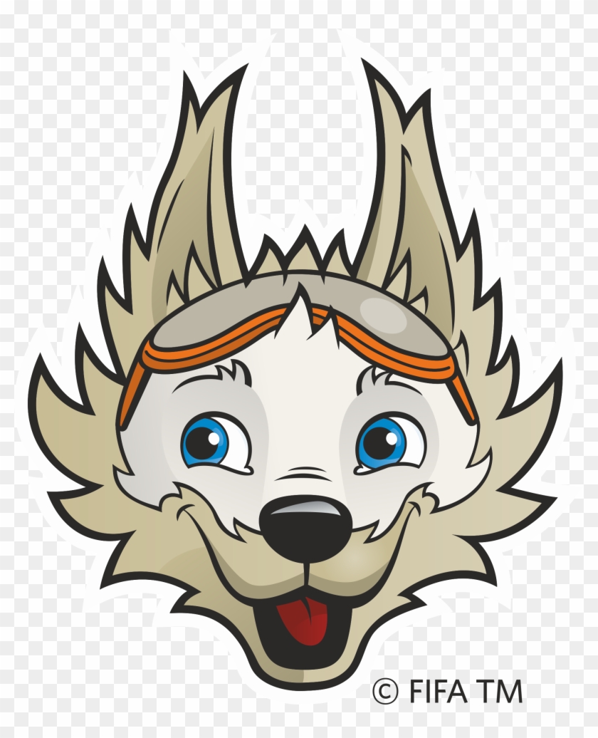 2018 Fifa World Cup Logo & Mascot Zabivaka Logo [fifa - Zabivaka Tshirts Clipart #5583356