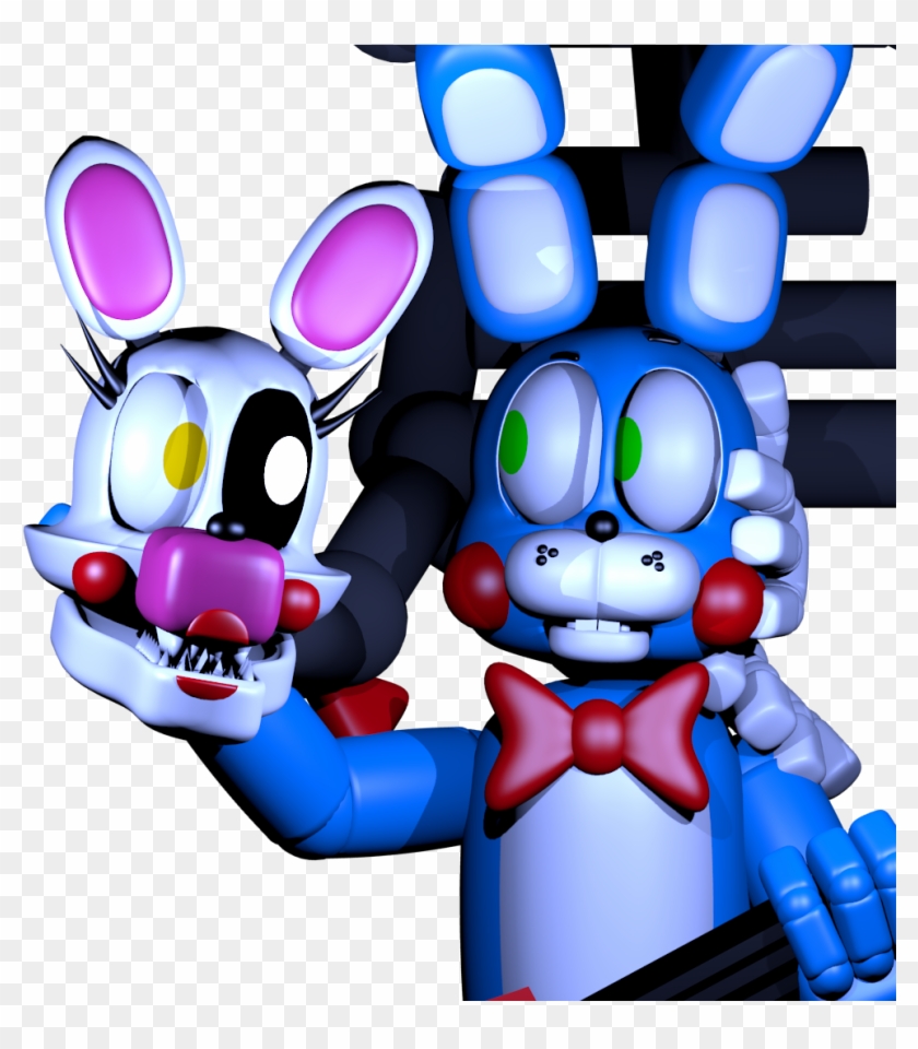 Toy Bonnie And Mangle Hug Sorta - Cartoon Clipart #5584109