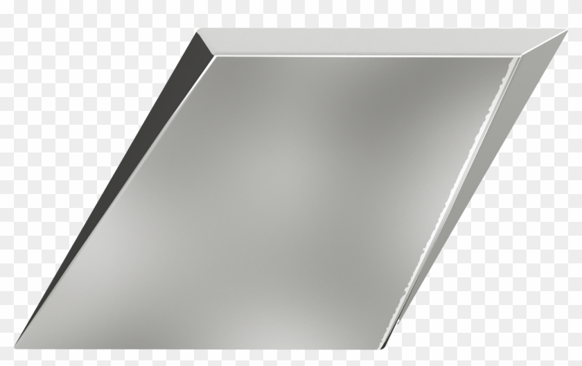 Zyx Silver Glossy Rombo Drop - Flat Panel Display Clipart
