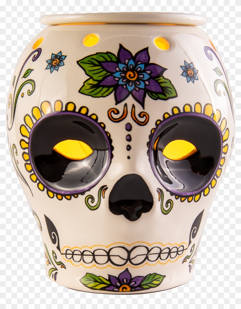 Scentsationals Day Of The Dead Full-size Wax Warmer - Day Of The Dead Wax Warmer Clipart