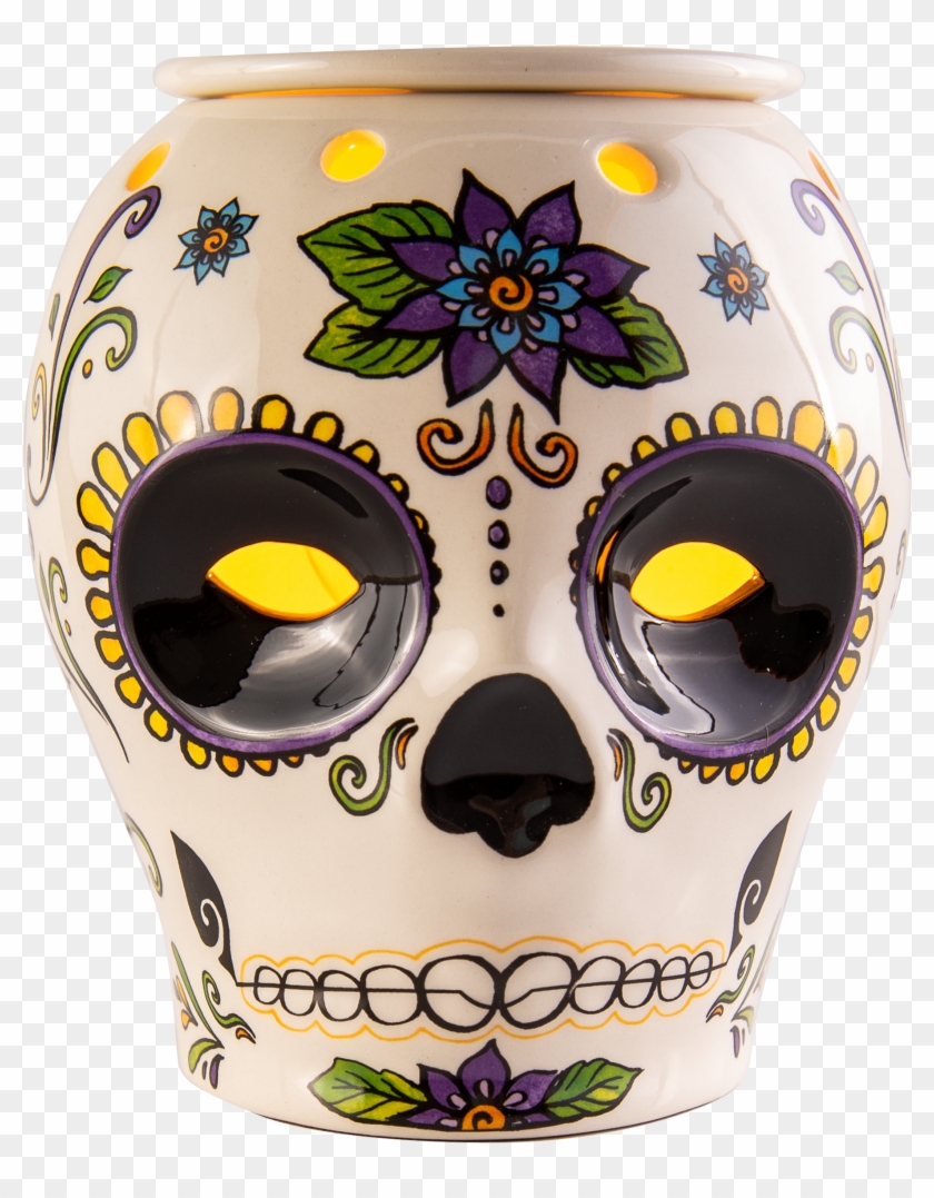 Scentsationals Day Of The Dead Full-size Wax Warmer - Day Of The Dead Wax Warmer Clipart #5584210