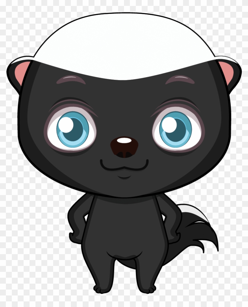 Cute Honey Badger Cartoon Clipart #5584862