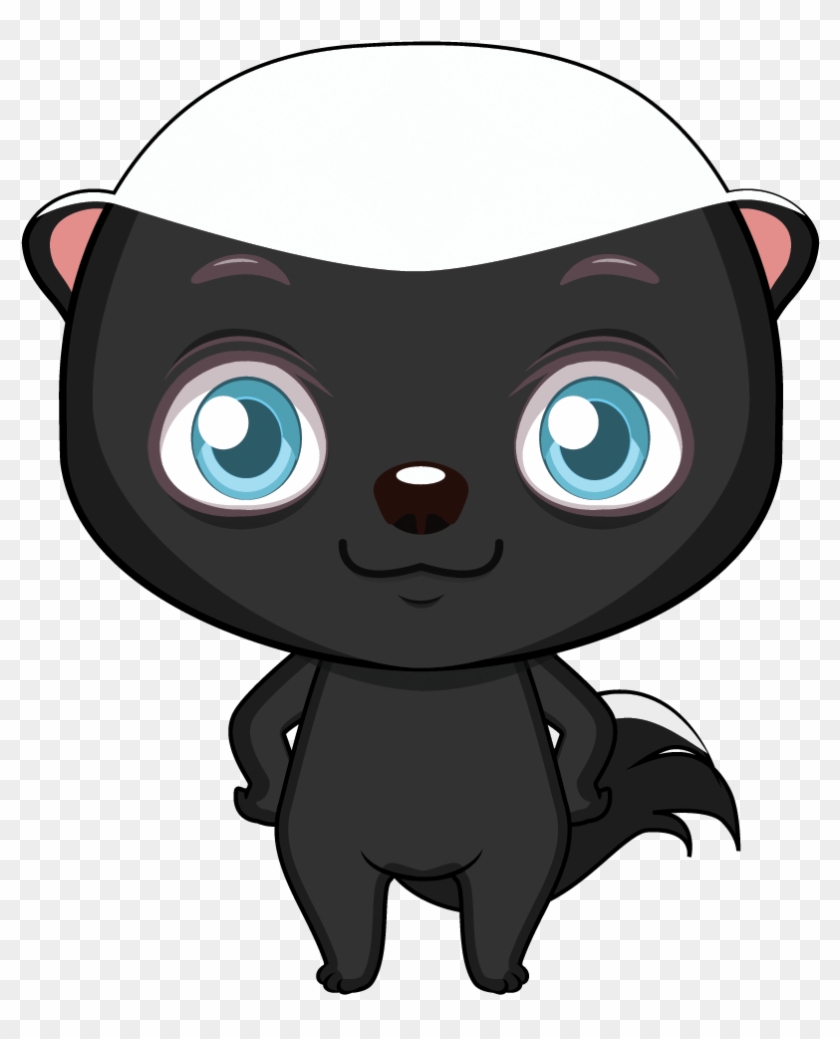 Cute Honey Badger Cartoon Clipart