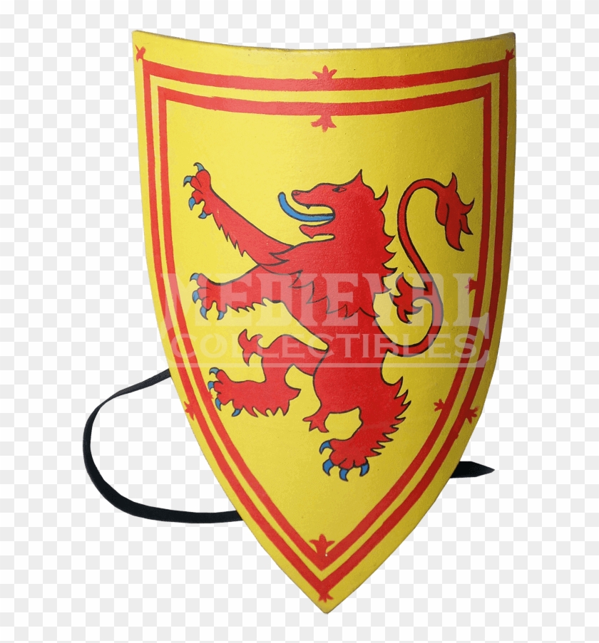 Wolf On A Shield Clipart #5584896