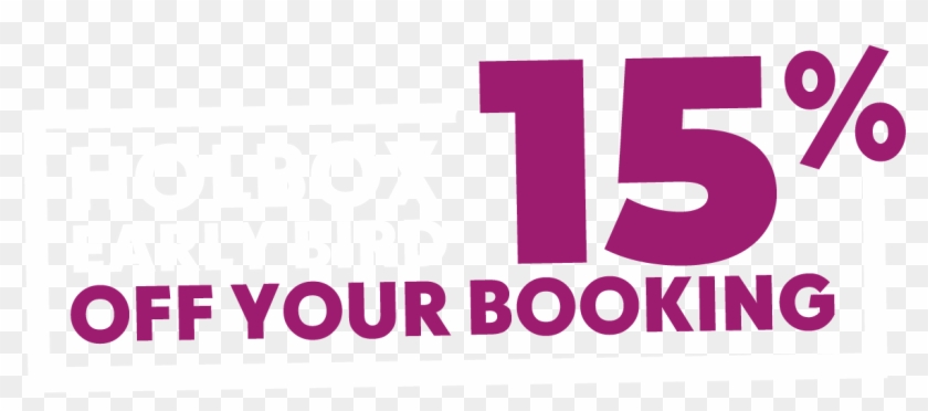 Holbox Early Bird 20% Off Your Booking - Graphic Design Clipart