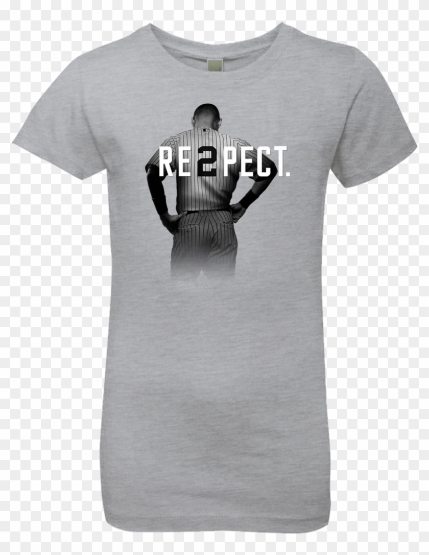 Respect Derek Jeter Girls' Princess T Shirt T Shirts - Fried Or Fertilized Shirt Clipart #5585021
