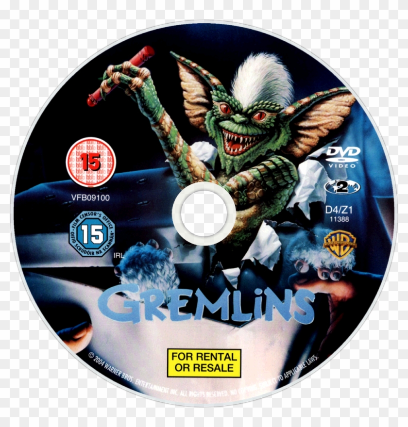 Gremlins Dvd Disc Image - Gremlins Movie Poster 1984 Clipart