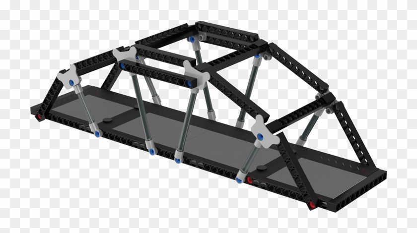 7410 M13 - Truss Bridge Clipart #5585594