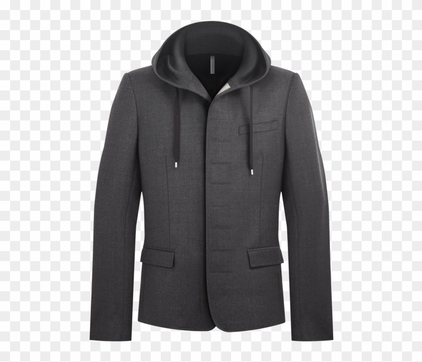 Dior- Hooded Linen Jacket - Dior Homme Hoodie Blazer Clipart #5585867
