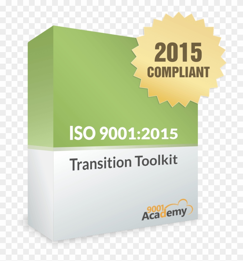 9001 Transition Toolkit Box Compliant Badge En - Graphic Design Clipart #5585944