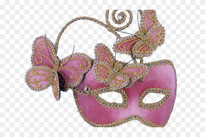 Clipart Wallpaper Blink - Pink Masquerade Mask Png Transparent Png #5585995