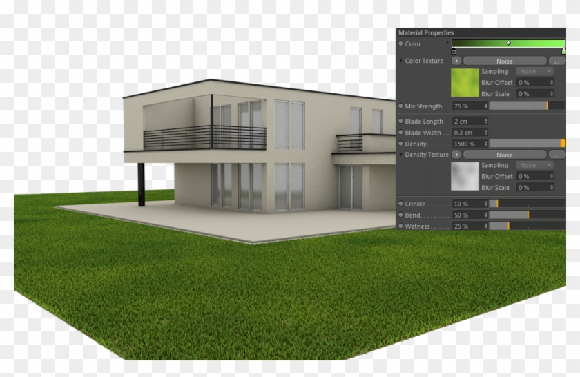 Cinema 4d Architectural Grass Selection , Png Download - Lawn Clipart #5586074