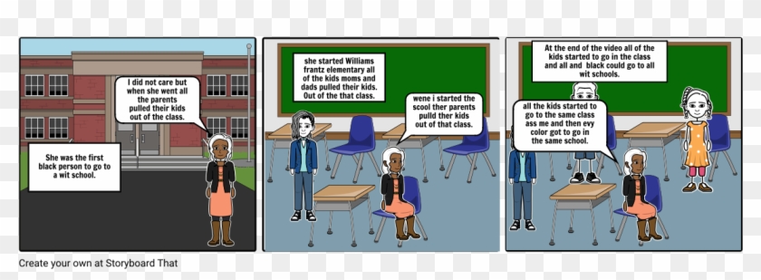 Ruby Bridges - Cartoon Clipart