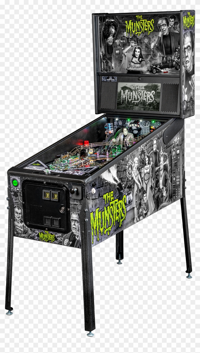 Munsters Pinball Premium Cabinet Lf - Stern Munsters Pinball Clipart