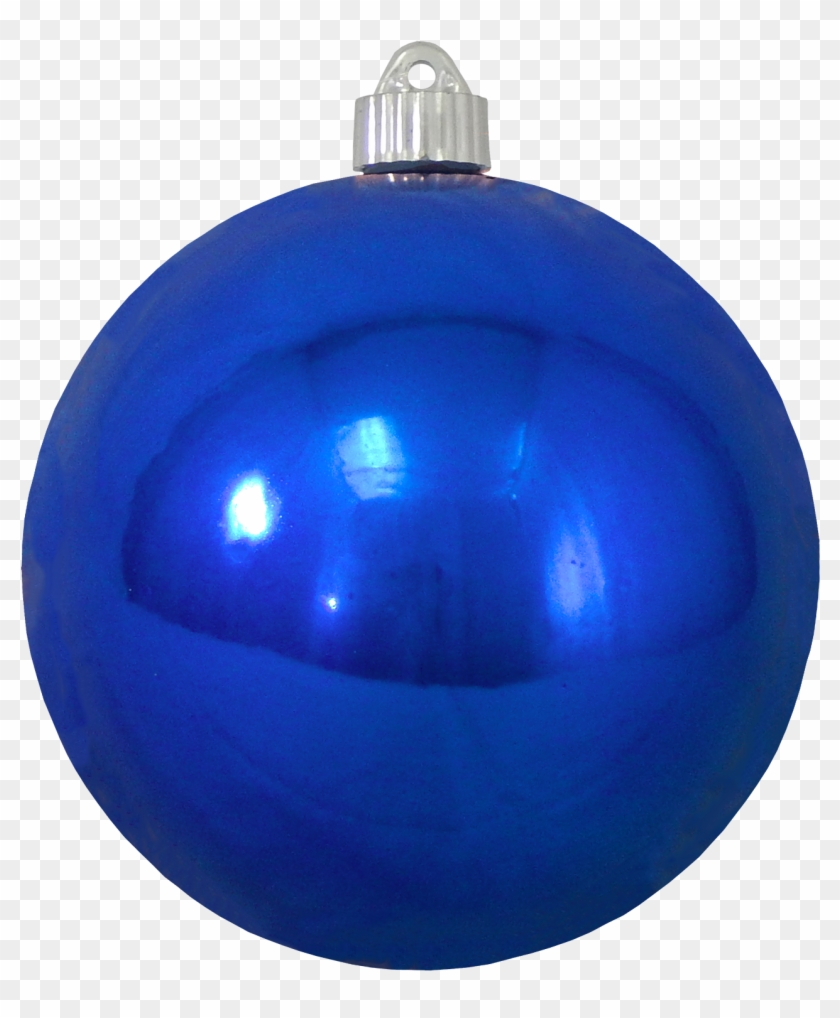 Christmas By Krebs Large Christmas Ornament Shiny Blue