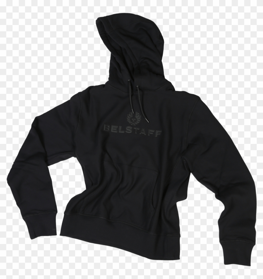 Belstaff Northview Hooded Sweatshirt, Black - Hoodie Clipart