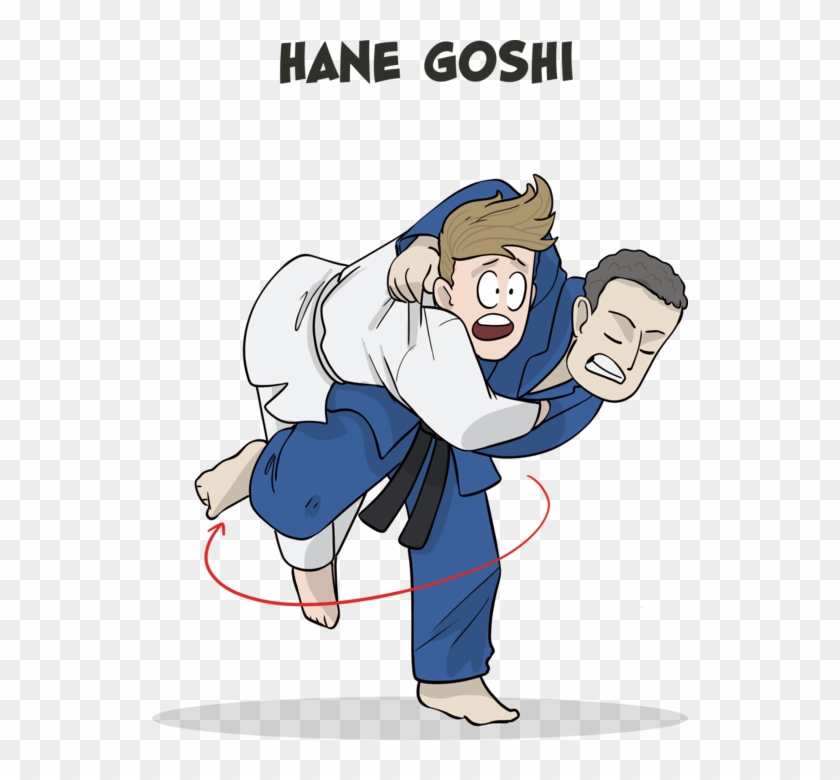 Looking To Overrule Your Judo Opponents With Good Techniques, - Step By Step Judo Throw Clipart #5586632