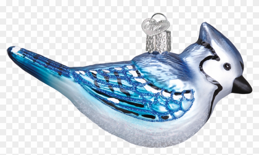 Birds, Christmas Ornaments, Nature, Old World Christmas, - Blue Jay Clipart