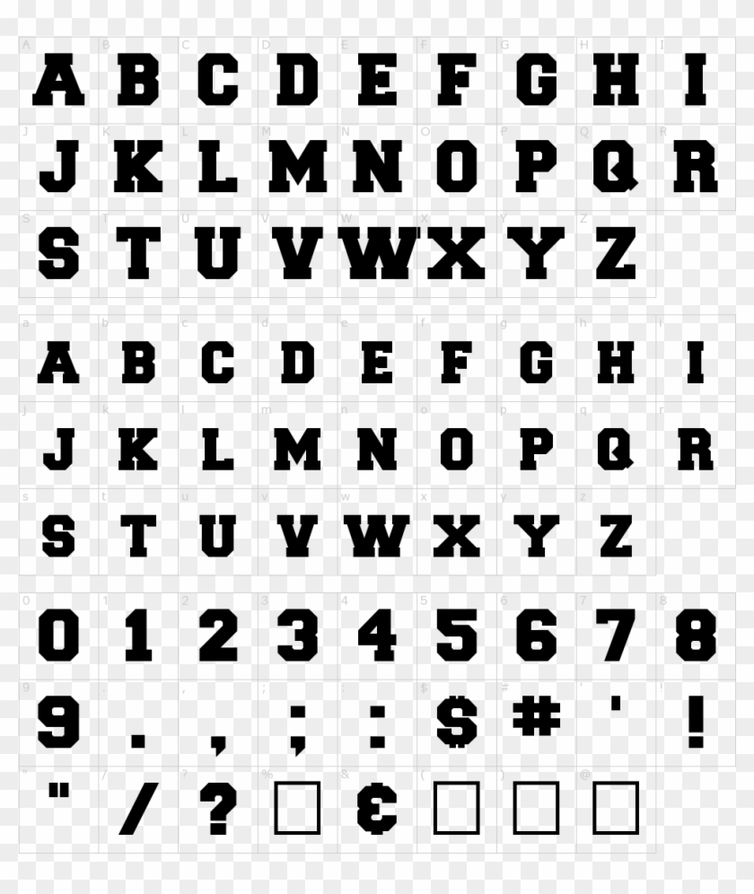 Freshman Font - Toe The Lineless Font Clipart #5587036