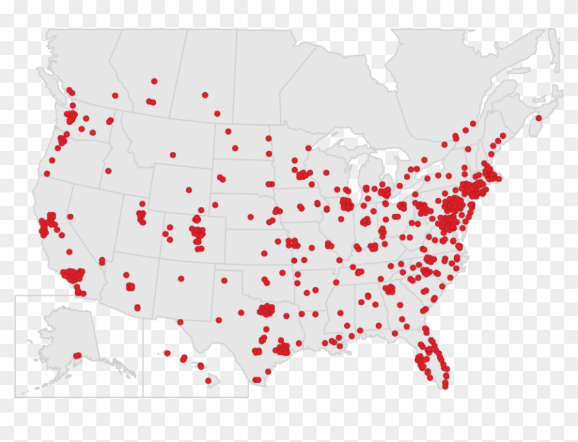 Find A Store Near You - Us State Map Without State Names Clipart #5587207