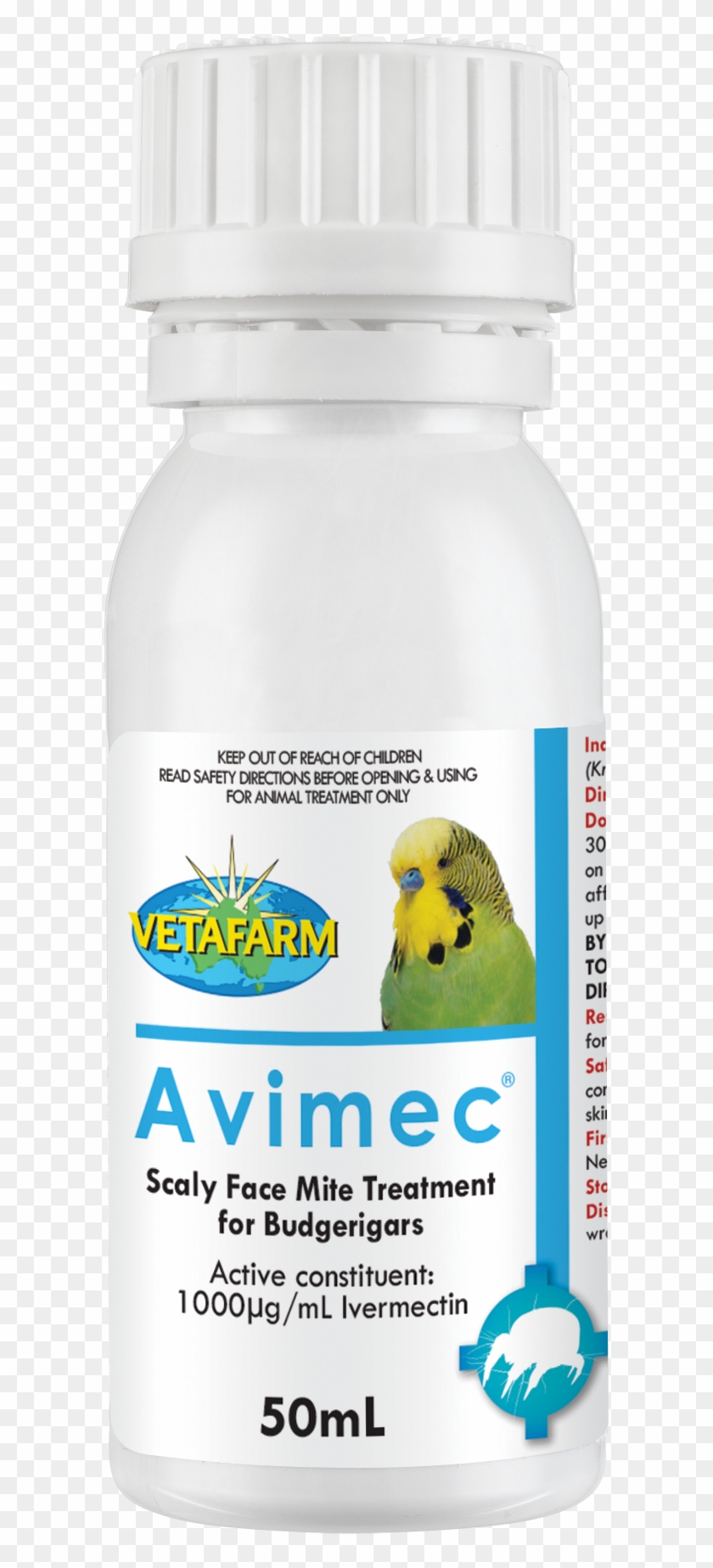 Vetafarm Avimec 50ml - Budgie Clipart #5587218