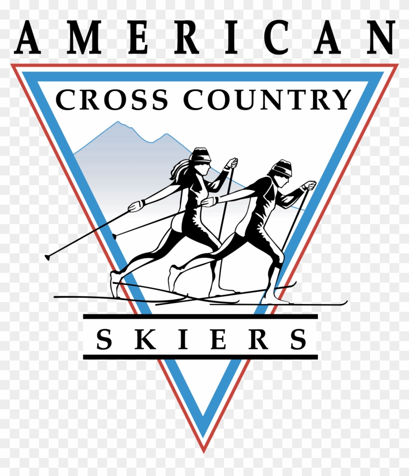American Cross Country Skiers Logo Png Transparent - Cross Country Skiing Clipart