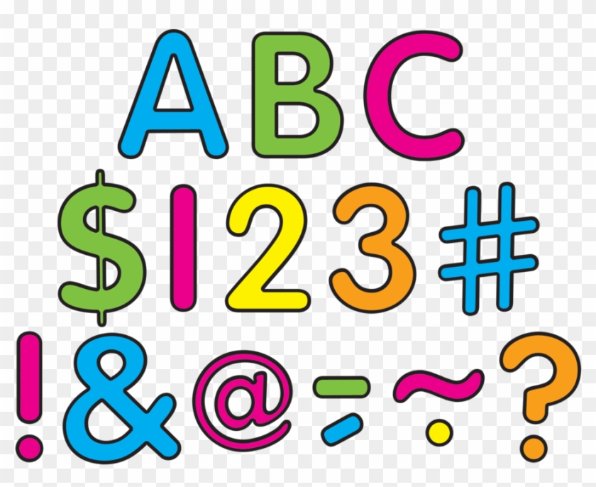 Tcr5813 Neon Brights Classic 2" Letters Uppercase Pack Clipart