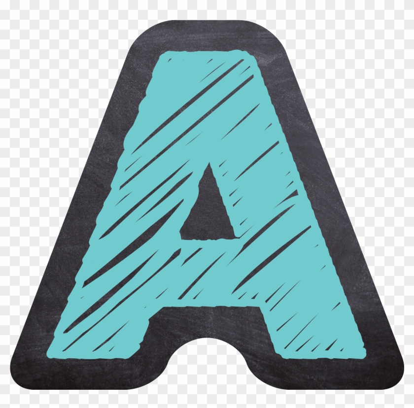 Chalkboard Letters & Numbers In Neon - Cutting Tool Clipart