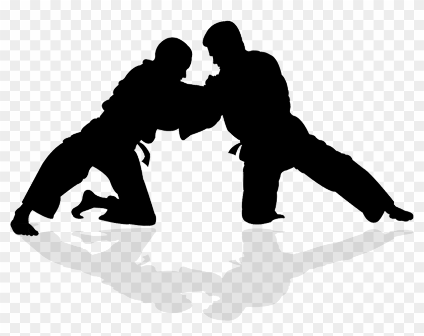 Judo - Kickboxing Techniques Clipart