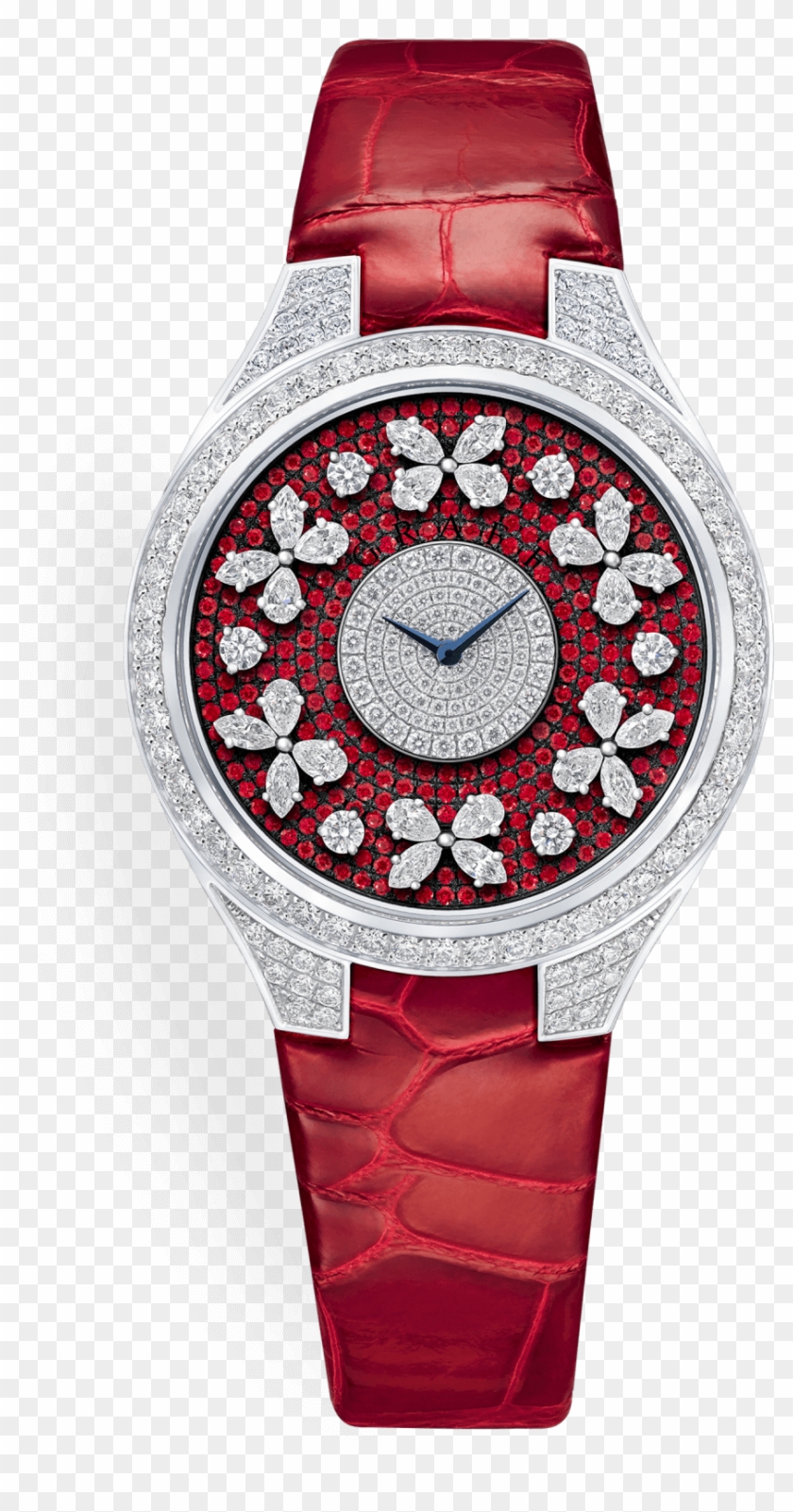 A Graff Ladies' Disco Butterfly Diamond On Ruby Watch - Graff Disco Butterfly Clipart