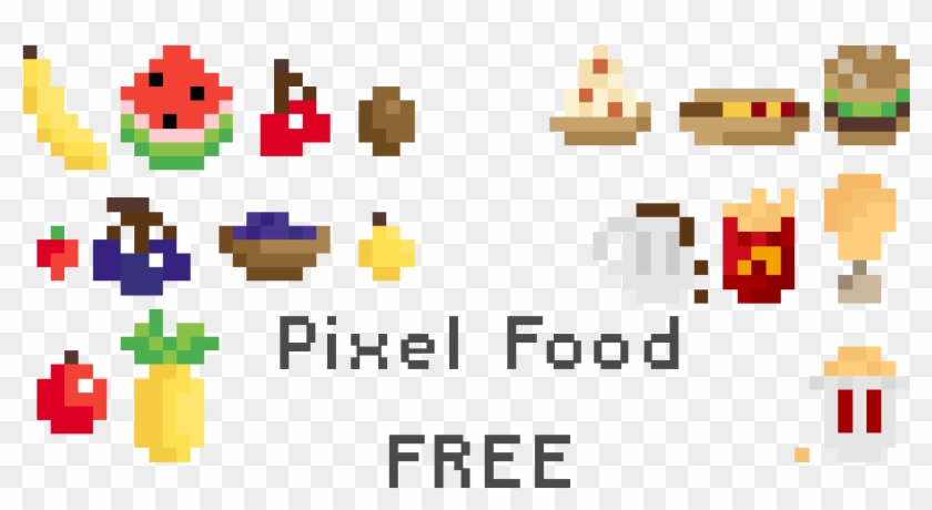Perfect Pixel Fruit 2d Assets [free] - 2d Pixel Fruits Clipart