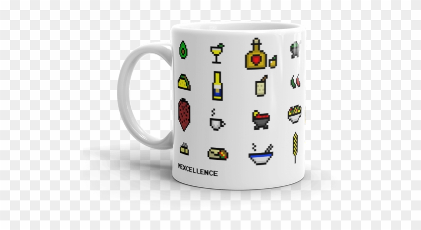 Pixel Food Mug - Mug Clipart #5588322